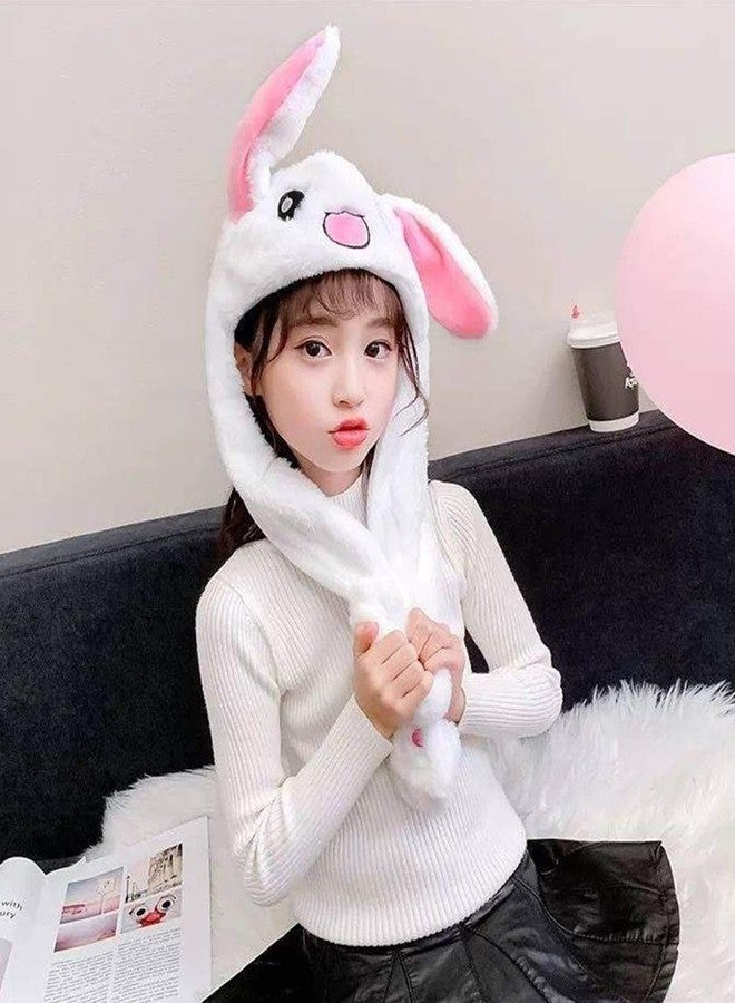 NUDFSY Bunny Caps, Cap For Girls, Winter Cap For Girls Funny Cute Plush Animal Cap With Paws For Kids Women Girl Party Holiday Birthday Dress Up Cosplay Costume Gift - Image 3